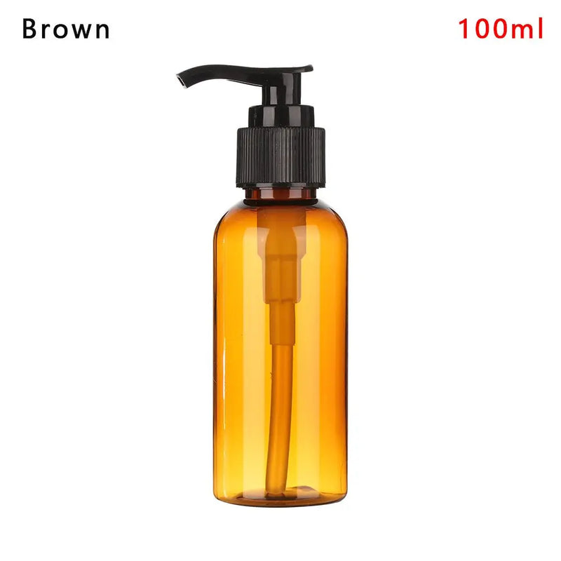 100ml 200ml 300ml Bathroom Portable Soap Dispensers Lotion Shampoo Shower Gel Soap Empty Bath Pump Bottle Travel Containers