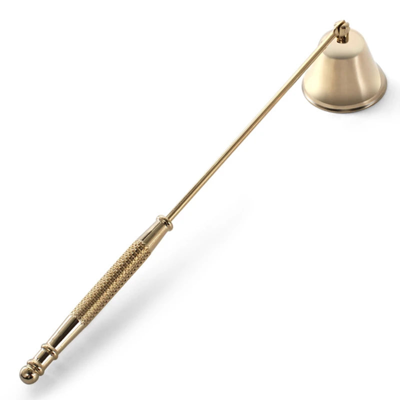 Candle Snuffer Tool Long Handle Bell Extinguisher Accessory Putting Out Extinguish Candle Wicks Accessories Stainless Steel