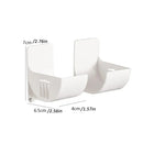 4/2pcs Kitchen Bath Wall Mount Plastic Poly Trash Waste Bag Roll Holder Dispenser Freshness Film Roll Storage Rack for Closet