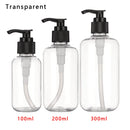 100ml 200ml 300ml Bathroom Portable Soap Dispensers Lotion Shampoo Shower Gel Soap Empty Bath Pump Bottle Travel Containers