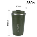 Thermo Cafe Double Stainless Steel Coffee Mug for Tea Water Coffee 380/510ML Leak_Proof Travel Thermo Cup Car Thermos Mug
