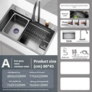 Kitchen Accessories Basin Large Thickened 304 Sink Stainless Steel Sink Single Vegetable Basin Dishwasher Table Stainless Steel