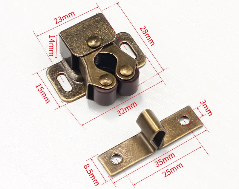 Magnet Cabinet Catches Door Stop Closer Stoppers Damper Buffer for Wardrobe Hardware Furniture Fittings Accessories Drawers