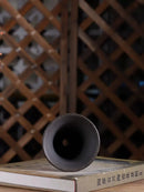 Ceramic Silver Waist Shape Bonsai Pot, Purple-sand Nature Color, Traditional Chinese Room, Garden, Home Table Decoration