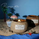 Coconut Scented Candle Shell Gift Box Niche Premium Girls Gift Christmas Souvenir Fragrance Set Ornament