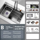 Kitchen Accessories Basin Large Thickened 304 Sink Stainless Steel Sink Single Vegetable Basin Dishwasher Table Stainless Steel