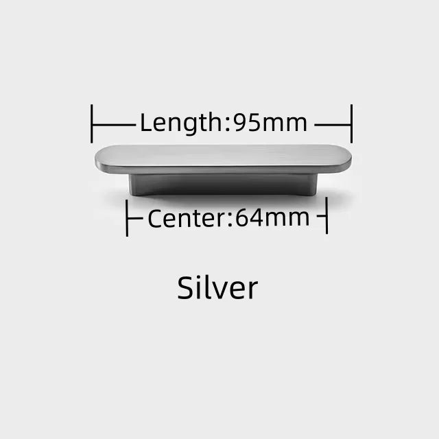 Luxury Black Kitchen Cabinet Handles Gold Door Dressers Wardrobe Closet Drawer Knobs Silver Closet Furniture Decoration Pulls