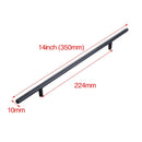 Stainless Steel Straight Cupboard Handles Knobs Brushed Black Gold Kitchen Door Handles Cabinet Pull Furniture Handle