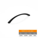 Curved Handles Wardrobe Cabinet Pull Handles Drawer Knobs Zinc Alloy Cupboard Door Handle Furniture Fitting Home Hardware