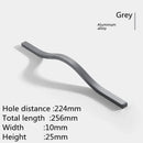 160mm-384mm Aluminum Alloy Gold Brushed Furniture Cabinet Door Handle Wardrobe Cupboard Door Drawer Handle Furniture Hardware