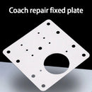 1/Hinge Repair Plate Cabinet Hinges Cupboard Door Fixing Mounting Plate Furniture Hardware Side Panel Hinges Repair