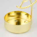 Multi-shape Rotating Candlesticks Snowflake Angel Romantic Tea Party Candle Holder Wedding Christmas Metal Home Decor