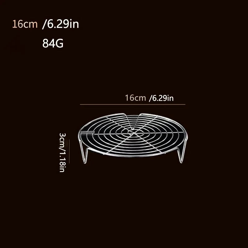 1PC 304 Stainless Steel Steam Rack Inside Rice Cooker Steam Rack Steamed Steamed Bread Rack Household Tall Steaming Tray