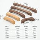 1pc Log Style Kitchen Cabinet Handle Drawer Solid Wood Furniture Wooden Door Drawer Knobs Cupboard Handles for Furniture