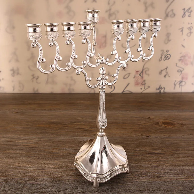 IMUWEN Candle Holders 9 Arms Candlesticks For Home Hotel Table Decoration