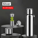 600-1500ml 316 Stainless Steel Thermos Bottle LED Temperature Display  Thermal Mug Vacuum Flask Water Bottle For Outdoor Camping