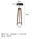 Pileo Porada Floor Lamp Classical wood lamp E27 Bulb Home Art Deco Atmosphere Lighting Hotel Bedroom Shop farmhouse light