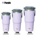 Stainless Steel Thermos Bottle Tyeso Coffee Cup Portable Insulation Cold And Hot Travel Fitness Mug Leakproof Vacuum Flask