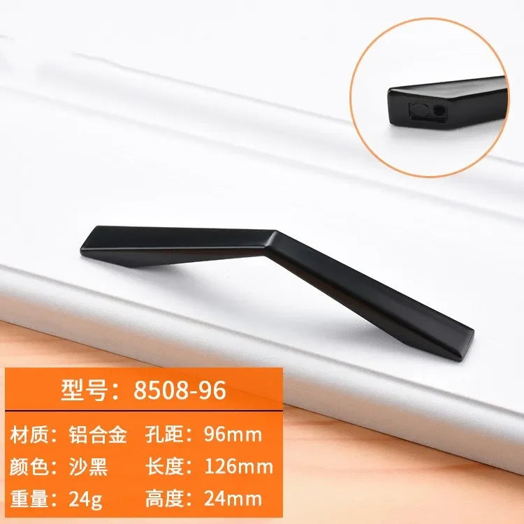 Black Handles Furniture Cabinet Knobs Muebles Handle Kitchen Handles Drawer Knobs Cabinet Pulls Cupboard Handles Knobs