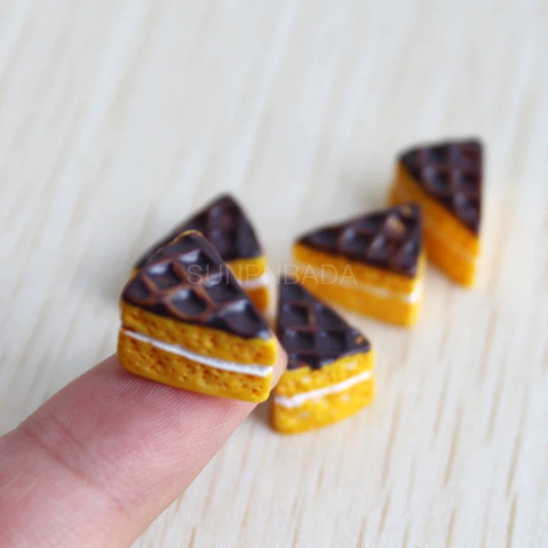 Cute Simulation 1/6 Miniature Dollhouse Cake Pizza Mini Bread Food For BJD Doll Kitchen Toy Accessories