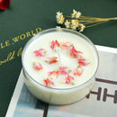 1Pc Mini Natural Plant Scented Nile Garden Aromatic Candle Low Temperature Handmade Candles  Romantic Gifts Home Decoration