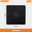 Eu Black Retro Toggle Wall Light Switch belt. Antique Switch socket with USB charging. 220V1gang2way Speed control switch