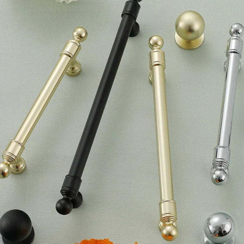 Cabinet Hardware Modern Minimalism Aluminum Alloy Kitchen Cabinet Handles for Bathroom Drawer Pulls Drawer Handles Door Knob