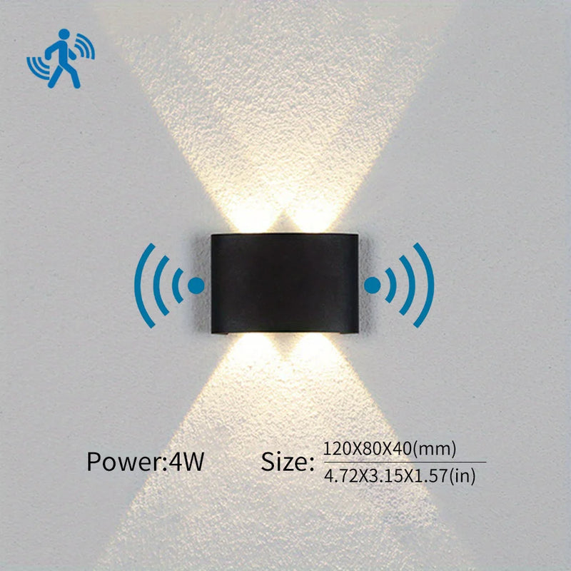 Up and Down LED Wall Lamp Waterproof IP66 Interior Wall Light For Bedroom Living Room Corridor Indoor Outdoor Lighting