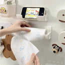 4/2pcs Kitchen Bath Wall Mount Plastic Poly Trash Waste Bag Roll Holder Dispenser Freshness Film Roll Storage Rack for Closet