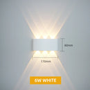 Aluminum LED Wall Lamp Waterproof IP65 Outdoor Garden Lights 8W 12W Interior Wall Light for Bedroom Living Room Stairs Lighting