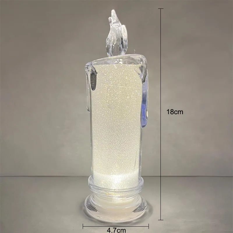 Flickering Flameless Battery Power LED Candles Tealight Night Lights Lamp for Wedding Birthday Party Valentine's Day Home Decor