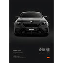 Luxury Black Classic latest sports car F80 M3 M4 M5 Z8 G80 B-BMW Cool Poster Home living room Wall Art Garage Room Decor