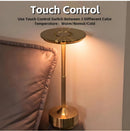 Simple Rechargeable Table Lamp Bar Desk Lamp Dimming Atmosphere Wireless Night Light for Bedroom USB Charging Touch Decor Lamp