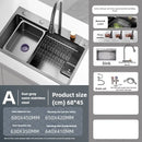 Kitchen Accessories Basin Large Thickened 304 Sink Stainless Steel Sink Single Vegetable Basin Dishwasher Table Stainless Steel