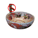 American Art Bathroom Sinks European Ceramic Wash Basin Retro Home Round Single Basin Balcony Toilet Creative Hand Painted Basin