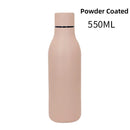 Free Custom Name 550ml Vacuum Insulated Flask Stainless Steel Thermos Cola Water Bottles Thermal Portable Cup Mug For Sport Girl