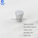Space Aluminum Single Hole Handle Modern Wardrobe Drawer Round Knob Silver/black/gold Kitchen Cabinet Furniture Small Handle