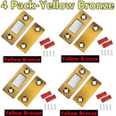 4/2/1Pack Ultra Thin Cabinet Magnetic Catch Adhesive Drawer Magnet Catch Kitchen Closet Door Closing Magnetic Door Catch Closer
