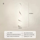 Modern LED Floor Lamp Smart Remote Control Spiral Light Bedroom Living Room Kitchen Sofa Corner Vertical Home Led Lighting Lamps