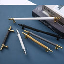 Modern Light Luxury European Wardrobe Cabinet Door Handle Drawer Shoe Cabinet Furniture Hardware Circular Tube Handle