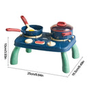 Realistic Pretend Play Cooking Toy For Kids Chef Playset With Mini Cookware Dollhouse Kitchen Accessories For Toddles Girls Boys