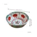 American Art Bathroom Sinks European Ceramic Wash Basin Retro Home Round Single Basin Balcony Toilet Creative Hand Painted Basin
