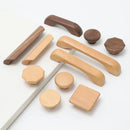 1pc Log Style Kitchen Cabinet Handle Drawer Solid Wood Furniture Wooden Door Drawer Knobs Cupboard Handles for Furniture