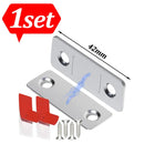Strong Magnetic Cabinet Catches Ultra-Thin Door Magnets Stops Invisible Adhesive Drawer Magnet Catch for Kitchen Closet Closer
