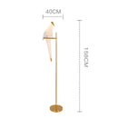Perch Light Floor Lamp Led Designer gold Origami Bird Standing Lamps for Living Room creative Art Deco safaside corner Lamp
