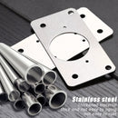 1/5pairs Cabinet Hinge Repair Plate Stainless Steel Kitchen Cabinet Hinges Door Cabinet Hinge Repair Plates Furniture Hinges