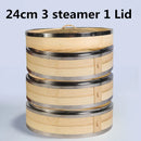 stainless steel Bamboo wooden bun Steamer Kitchen Cookware Fish Rice Dim Sum Basket Rice Pasta Cooker food Steamed stuffed