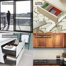 4/2/1Pack Ultra Thin Cabinet Magnetic Catch Adhesive Drawer Magnet Catch Kitchen Closet Door Closing Magnetic Door Catch Closer