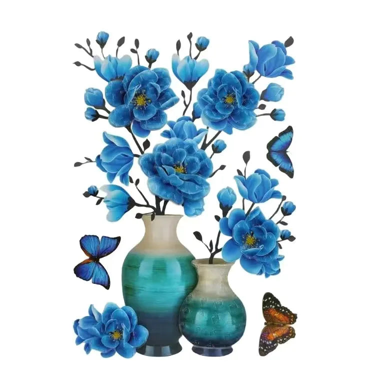 Waterproof Self-adhesive Wall Sticker, 3D Stereo Simulation, Home Background Decoration