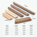 1pc Log Style Kitchen Cabinet Handle Drawer Solid Wood Furniture Wooden Door Drawer Knobs Cupboard Handles for Furniture